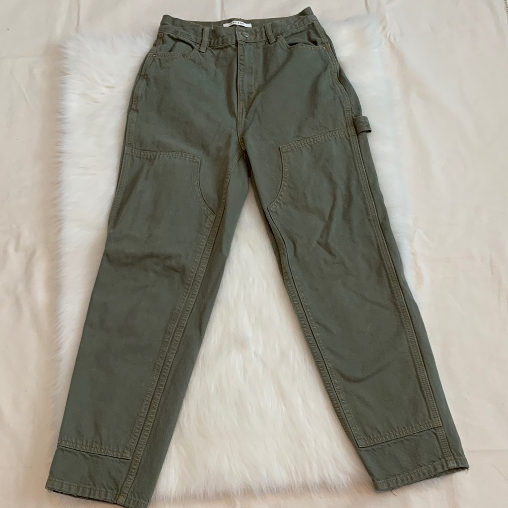 PacSun Olive Green Track Pants Womens 25 Cargo Utility Excellent Preowned